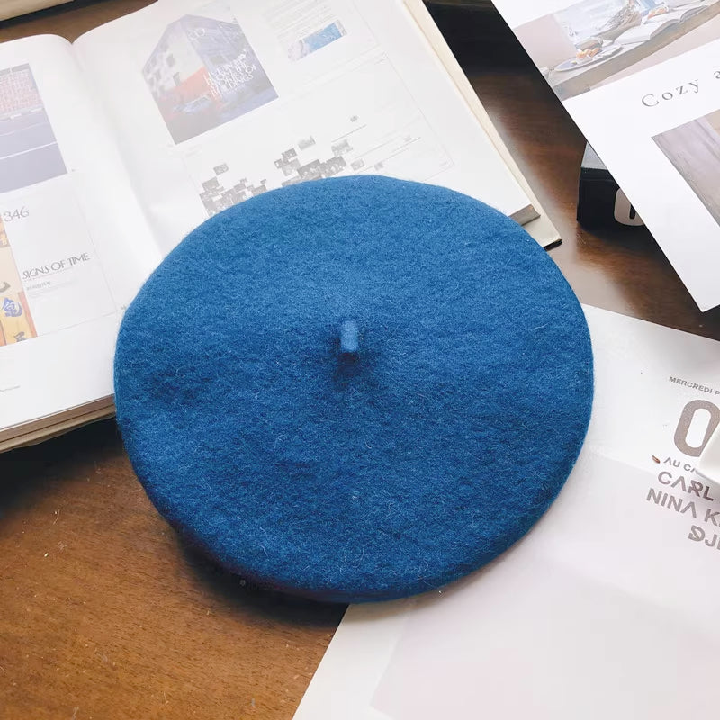 Basic Wool Beret (31 Colors)