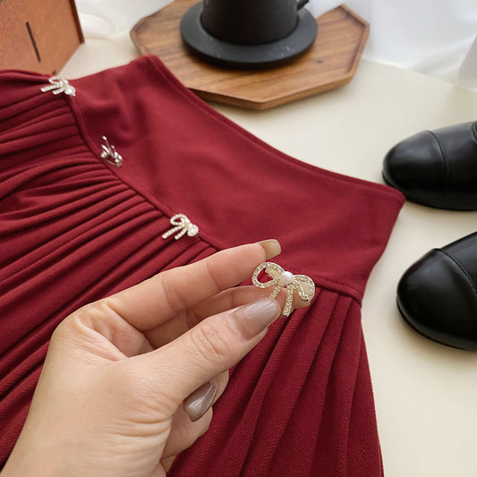 Sequin Bow Mini Skirt (5 Colors)