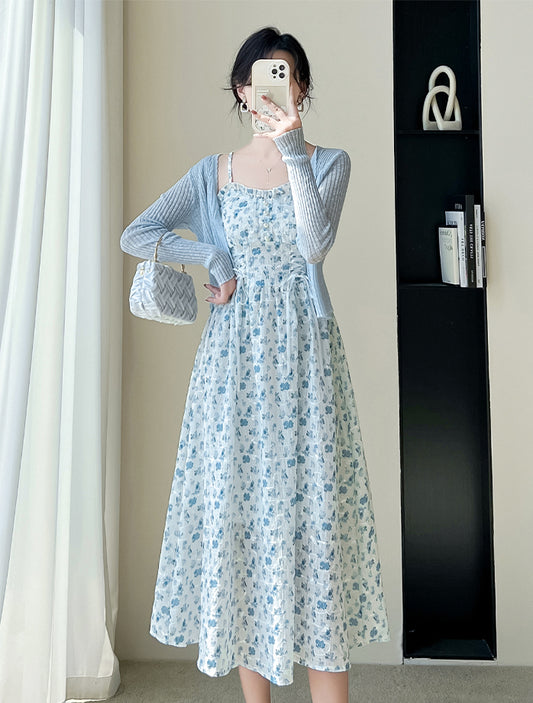 May Flowers Lace Up Cami Dress (3 Colors)