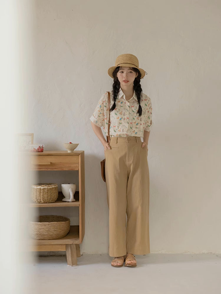 Best Boy Button Up Shirt (Cream)