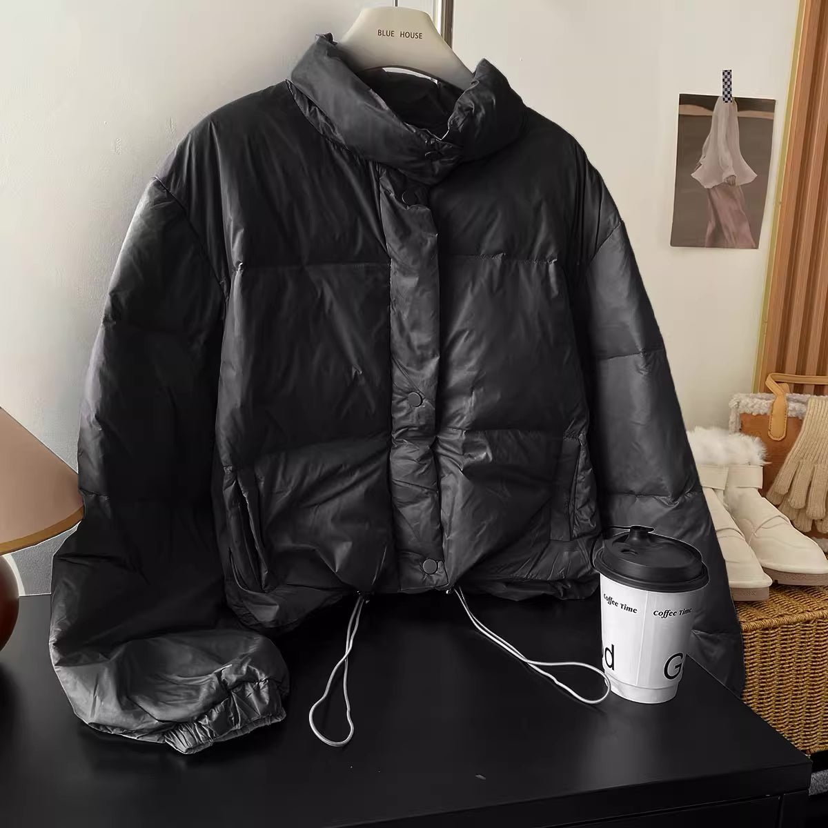 Candy Cropped Puffer Jacket (6 Colors)