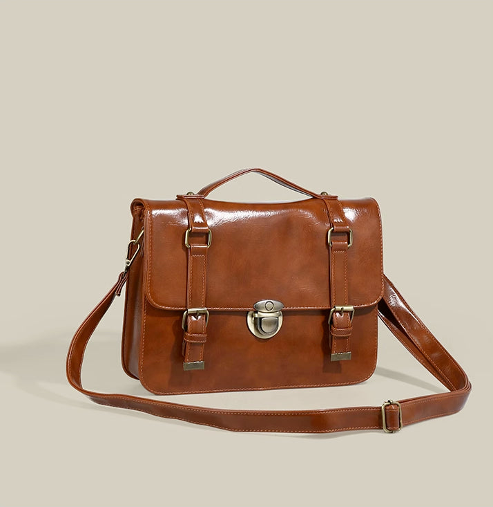 Classic Buckle Satchel Bag (3 Colors)