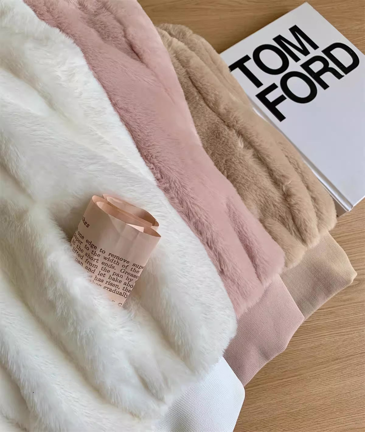 Fuzzy Cropped Hoodie (4 Colors)