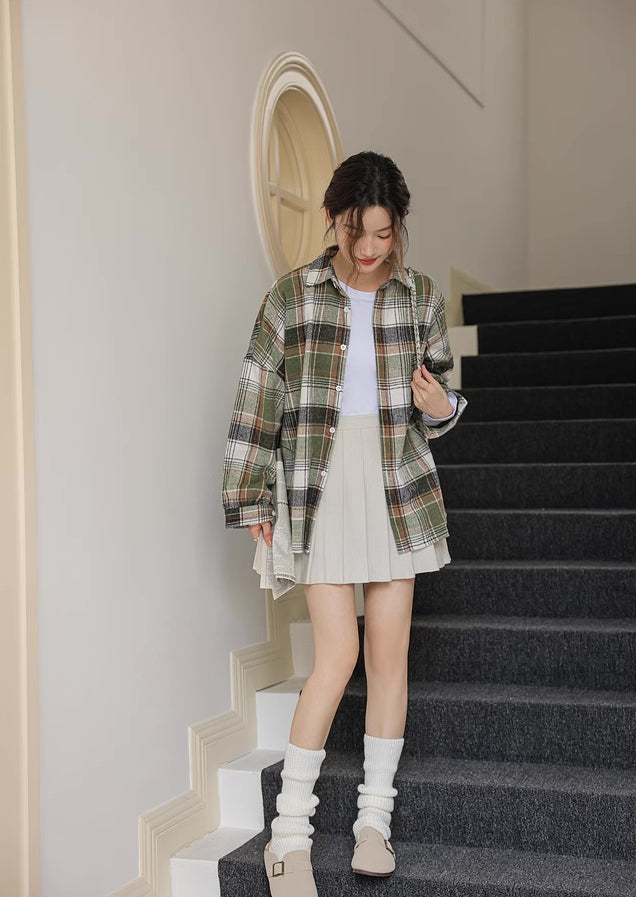Into The Woods Plaid Shirt (Green)