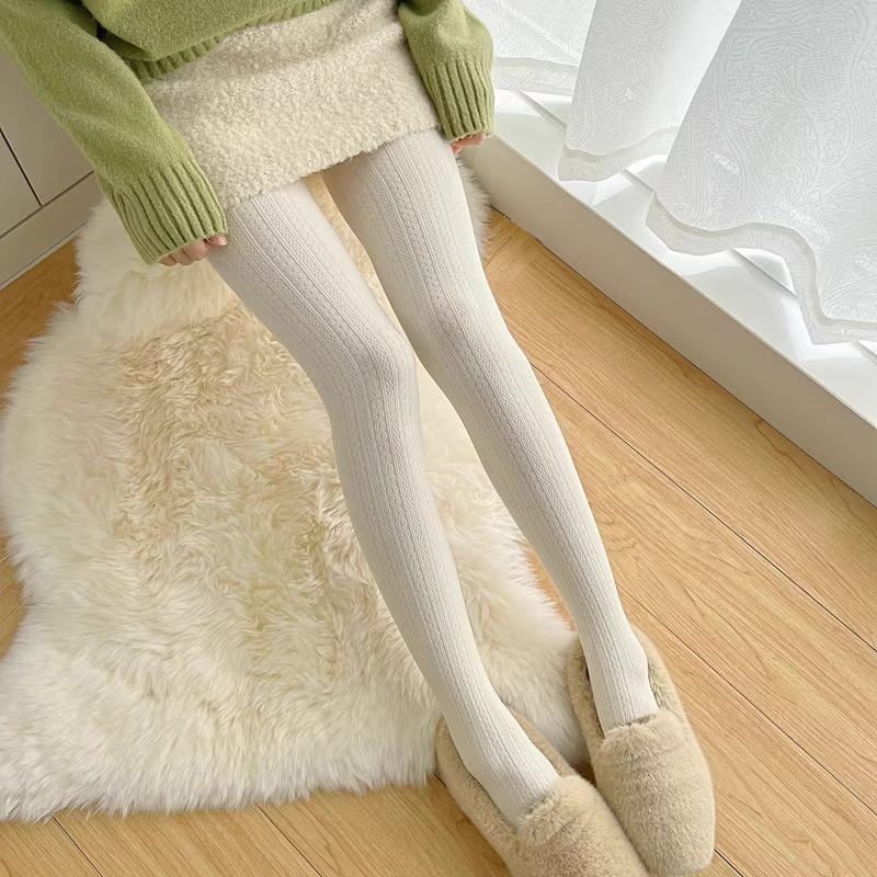 Cable Knit Tights (13 Colors)