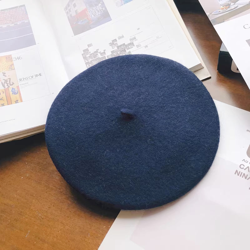 Basic Wool Beret (31 Colors)