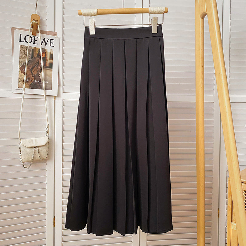 Spring Pleated Midi Skirt (4 Colors)