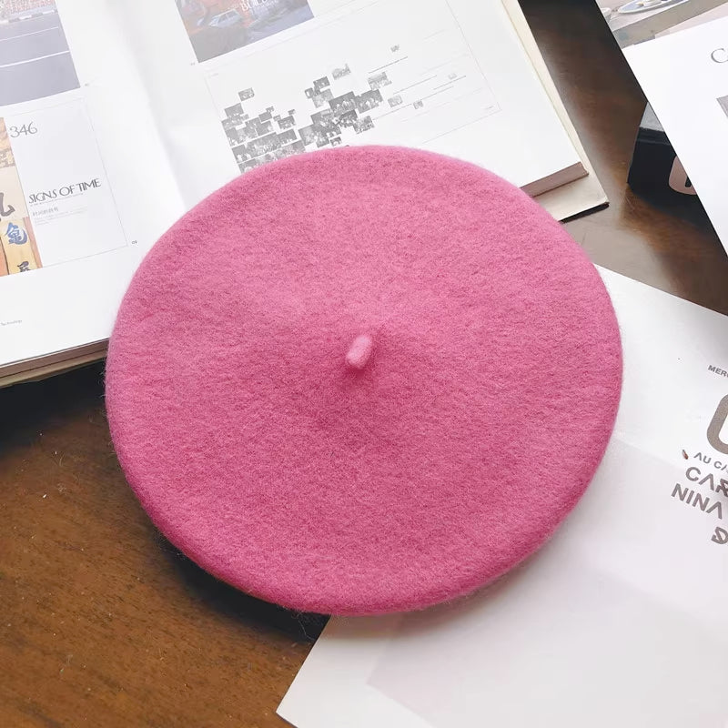 Basic Wool Beret (31 Colors)