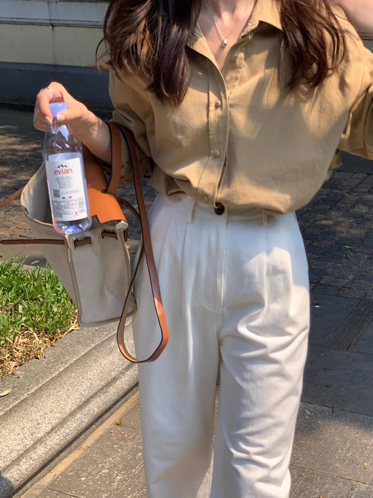 Boyfriend Work Pants (4 Colors)