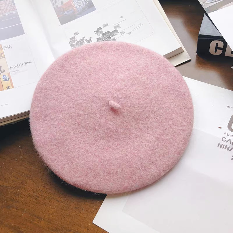 Basic Wool Beret (31 Colors)