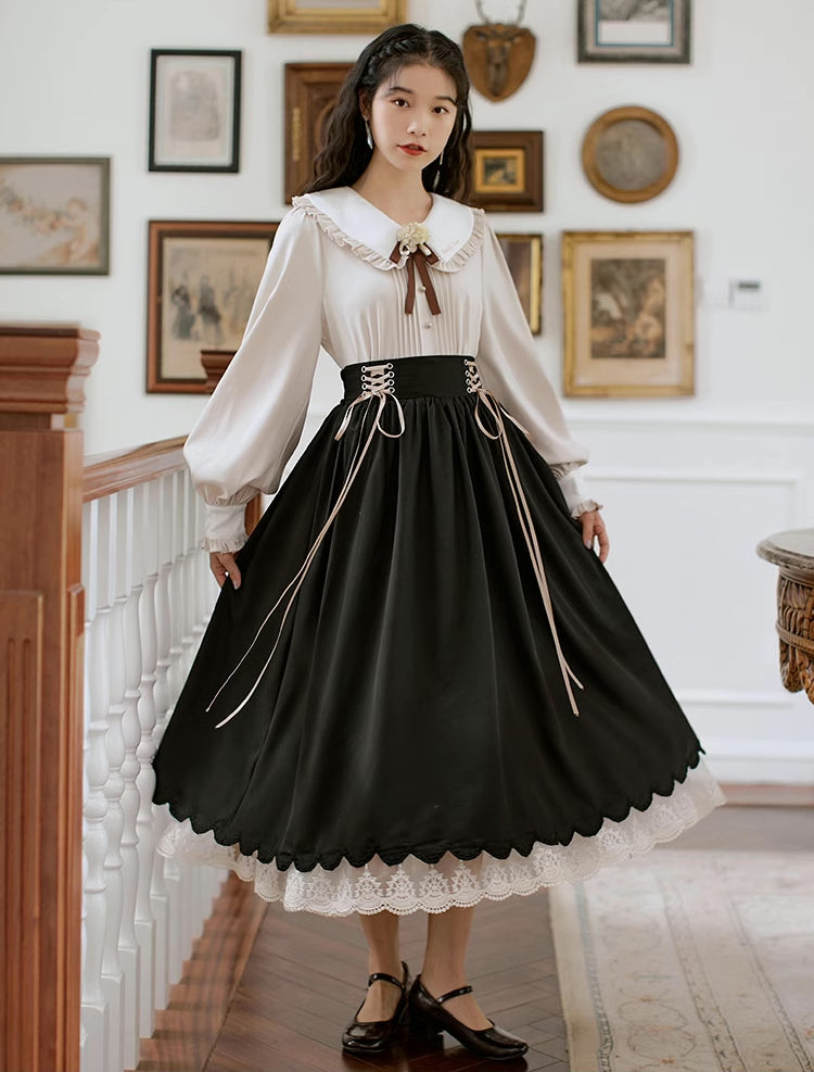 Evergarden Blouse & Skirt Set (5 Colors)