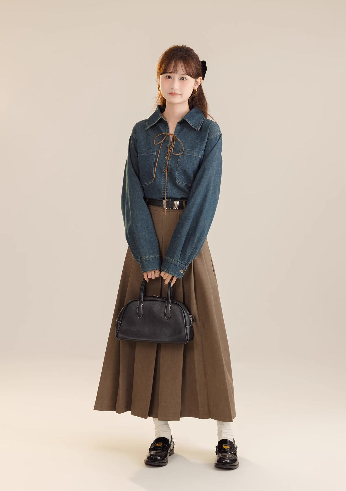 Pleated Midi Tennis Skirt (3 Colors)