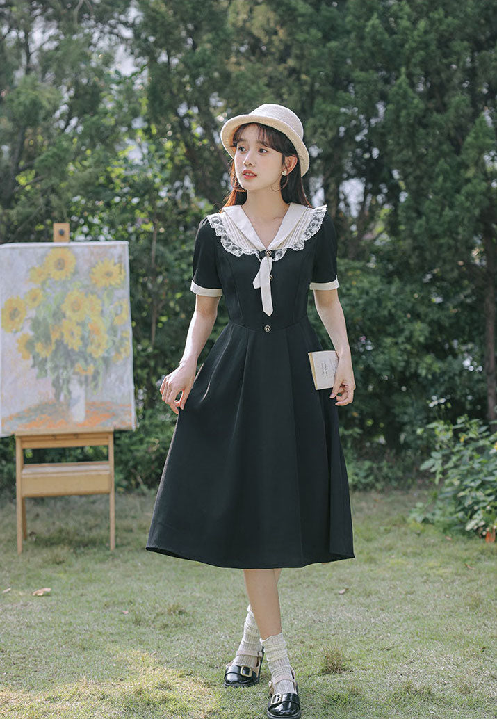 Beth Sailor Midi Dress (2 Colors)