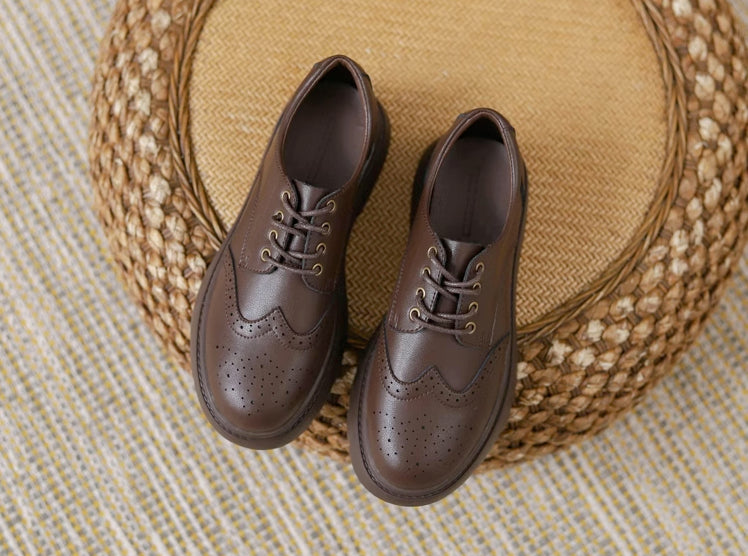Chunky Oxford Shoes (2 Colors)