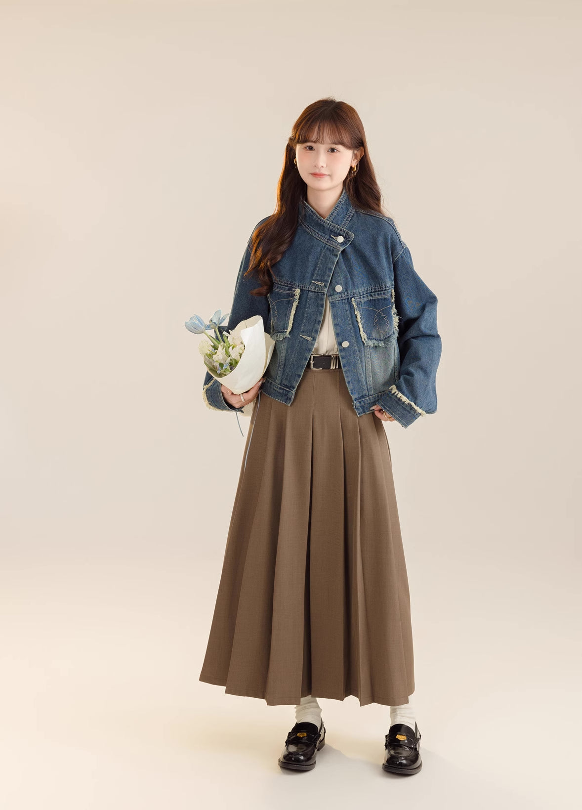 Pleated Midi Tennis Skirt (3 Colors)