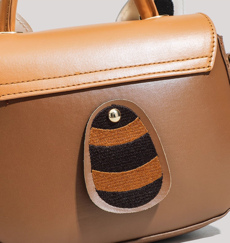 Red Panda Crossbody Bag (Brown)