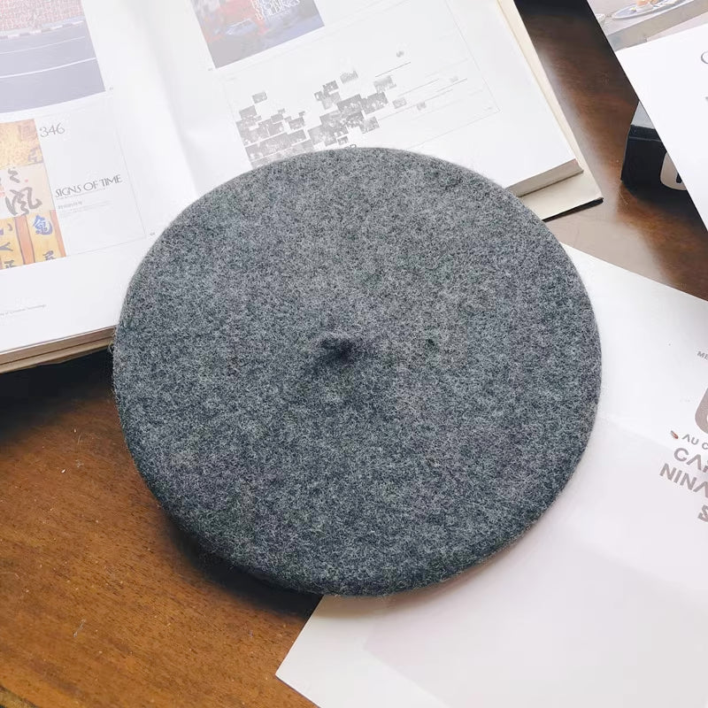 Basic Wool Beret (31 Colors)