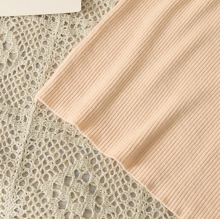 Cutout Ribbed Turtleneck Sweater (6 Colors)