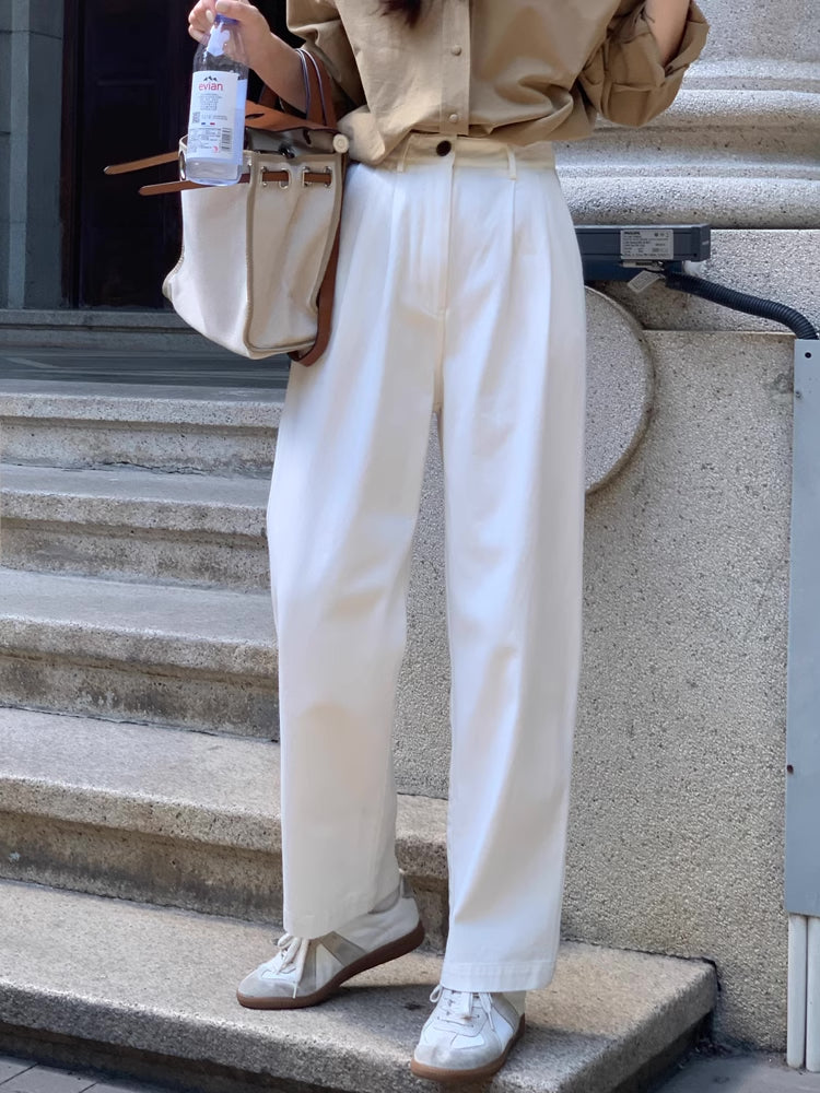 Boyfriend Work Pants (4 Colors)