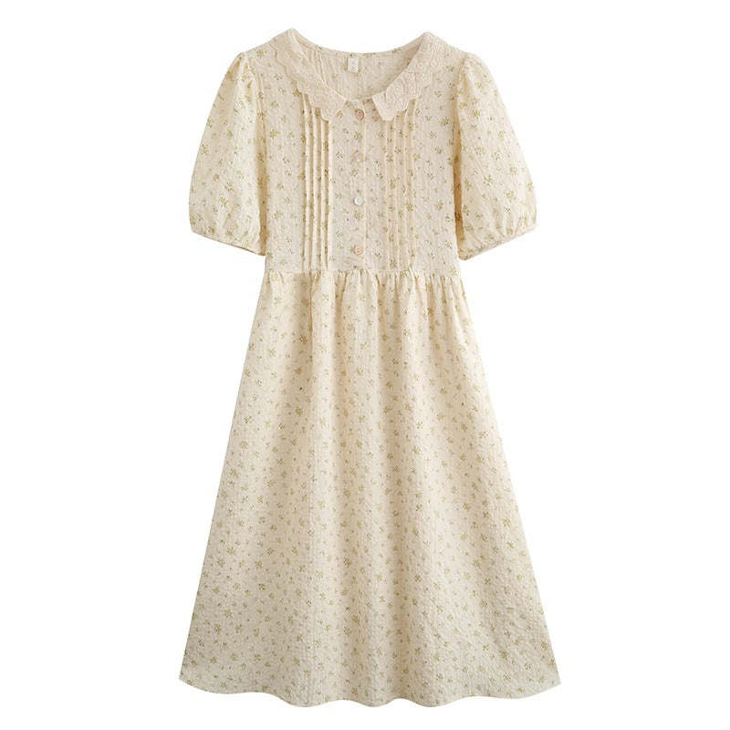 Ditsy Floral Sun Dress (Yellow)