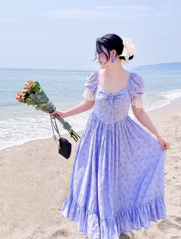 Tangled Twine Midi Dress (Lavender)