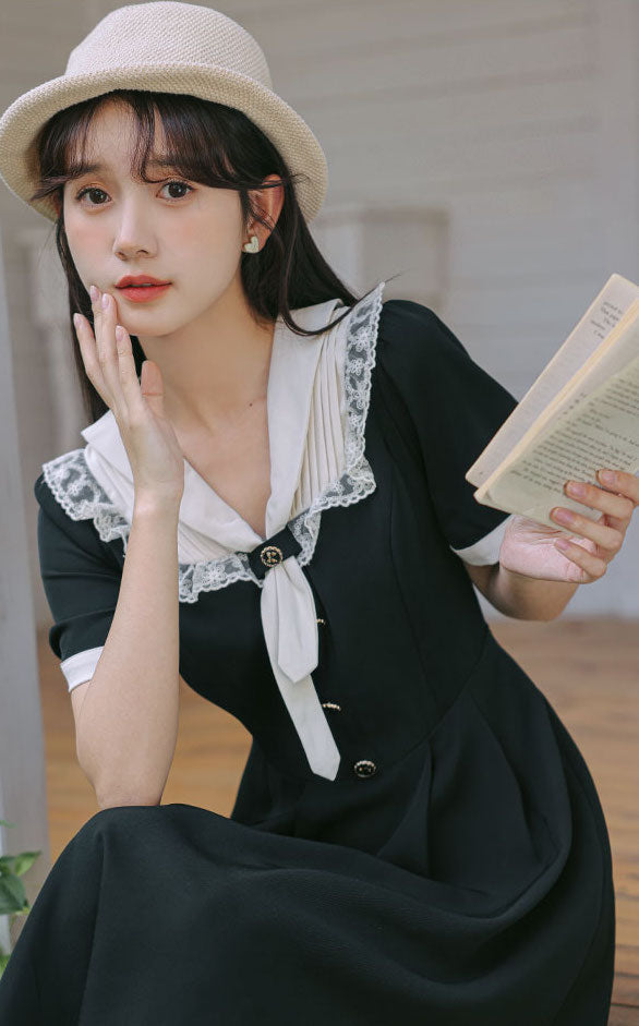 Beth Sailor Midi Dress (2 Colors)