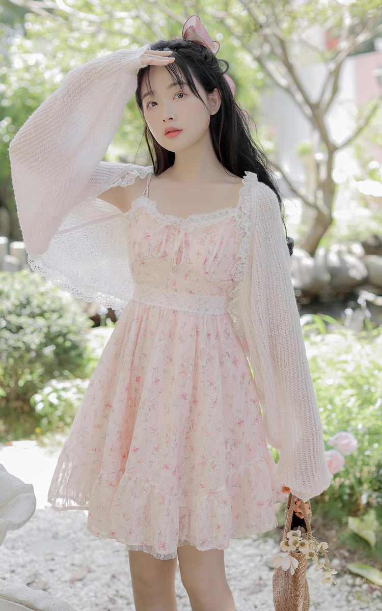 Sakura Twirl Mini Cami Dress (2 Colors)