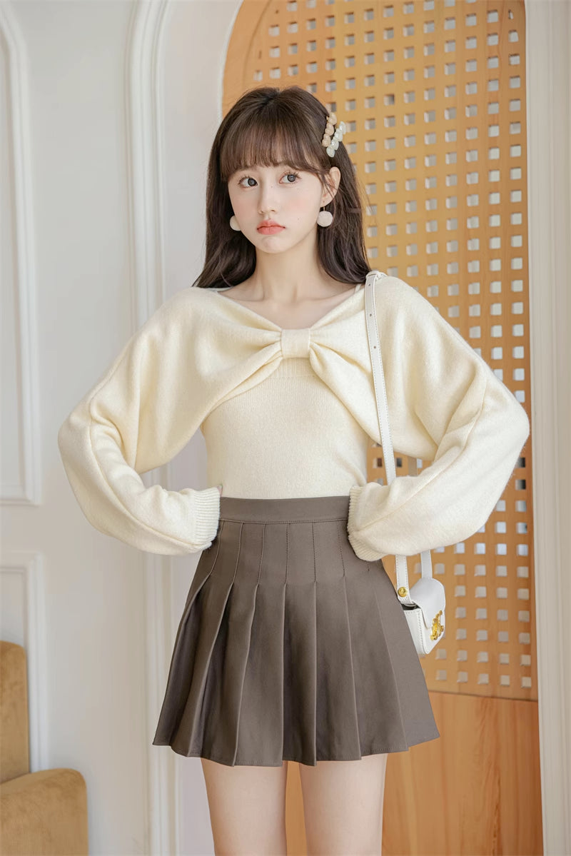 Bow Front Sweater (8 Colors)
