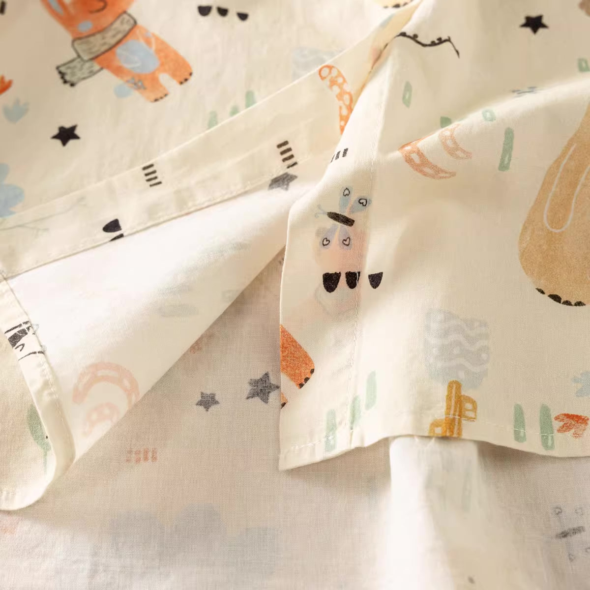 Forest Friends Doodle Blouse (Cream)