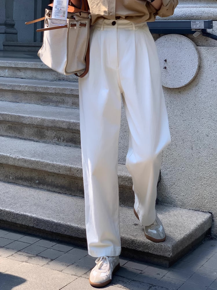 Boyfriend Work Pants (4 Colors)