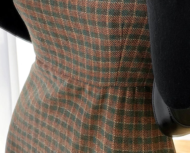 Cardamom Plaid Cami Midi Dress (2 Colors)