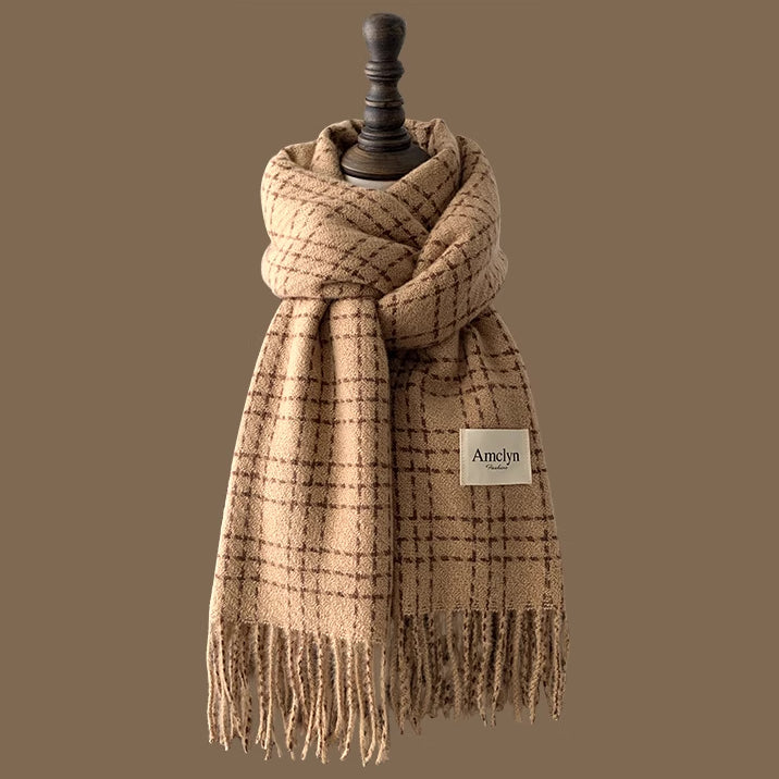 Brown Plaid Scarf Series (Assorted)