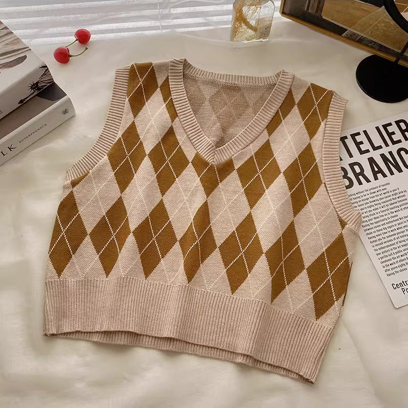 Argyle Varsity Vest (2 Colors)