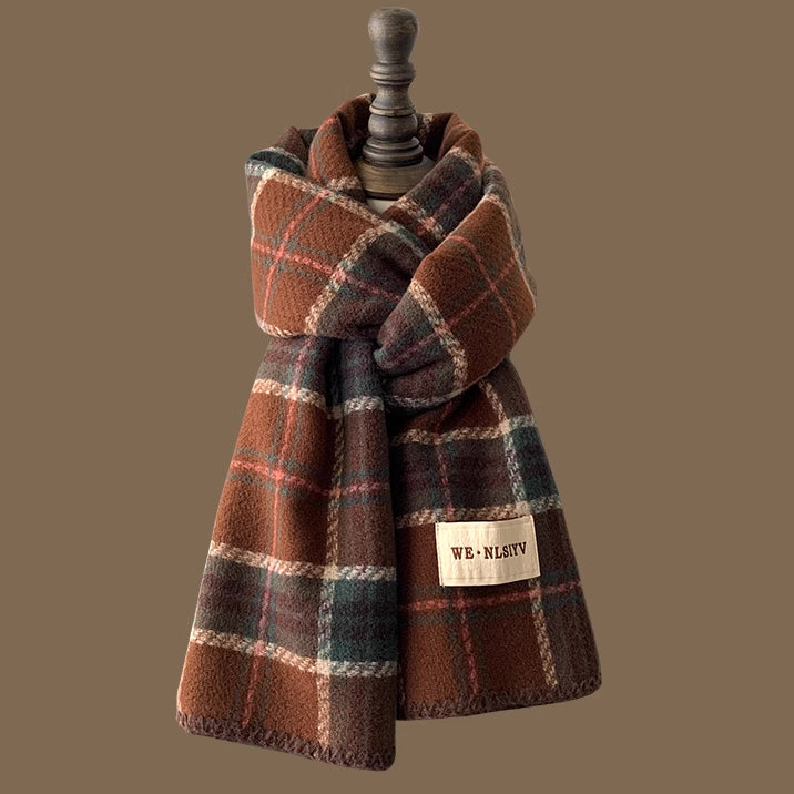 Brown Plaid Scarf Series (Assorted)