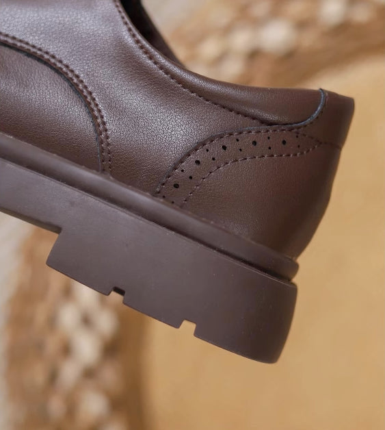 Chunky Oxford Shoes (2 Colors)