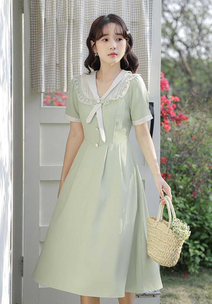 Beth Sailor Midi Dress (2 Colors)