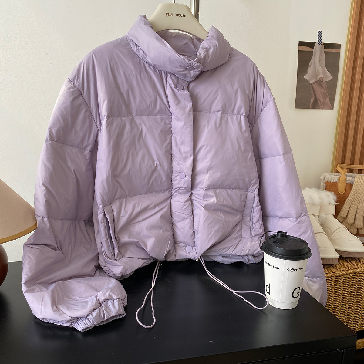 Candy Cropped Puffer Jacket (6 Colors)