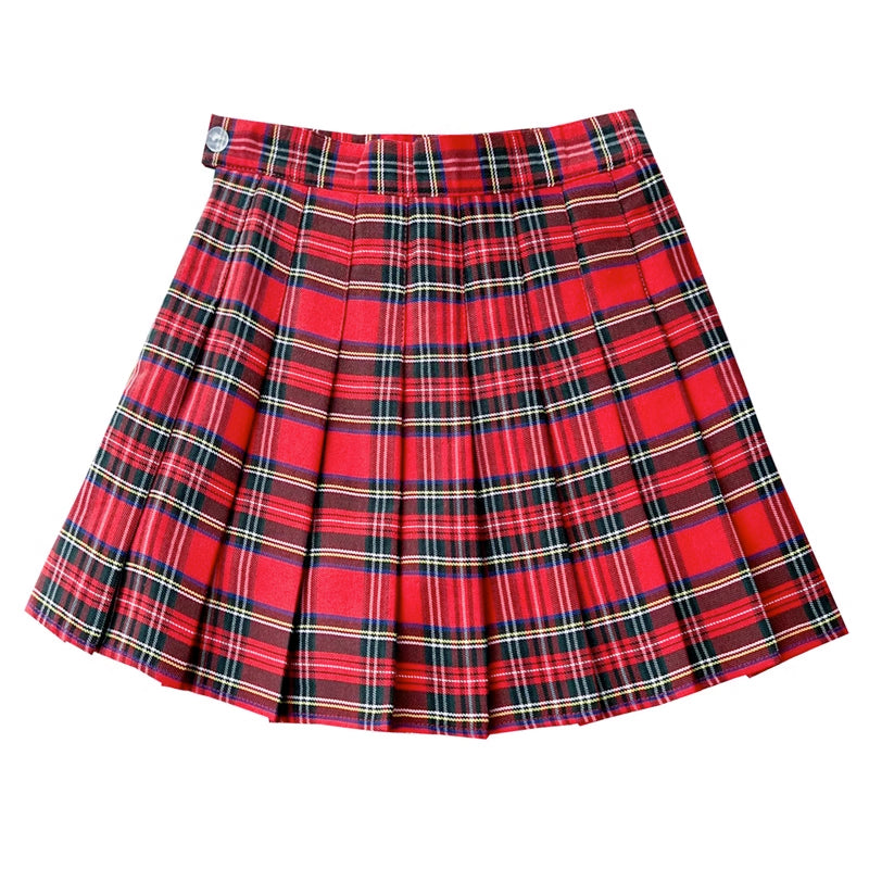 Holiday Plaid Tennis Skirt (2 Colors)