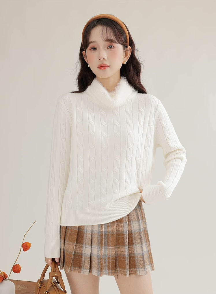 Toasted Plaid Pleated Tennis Skirt (3 Colors)