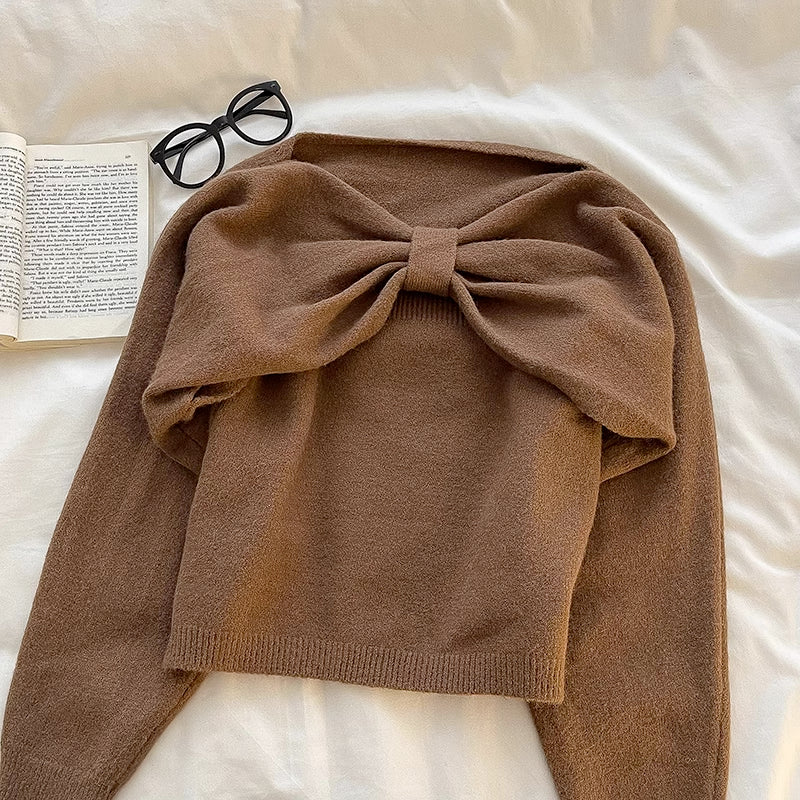 Bow Front Sweater (8 Colors)
