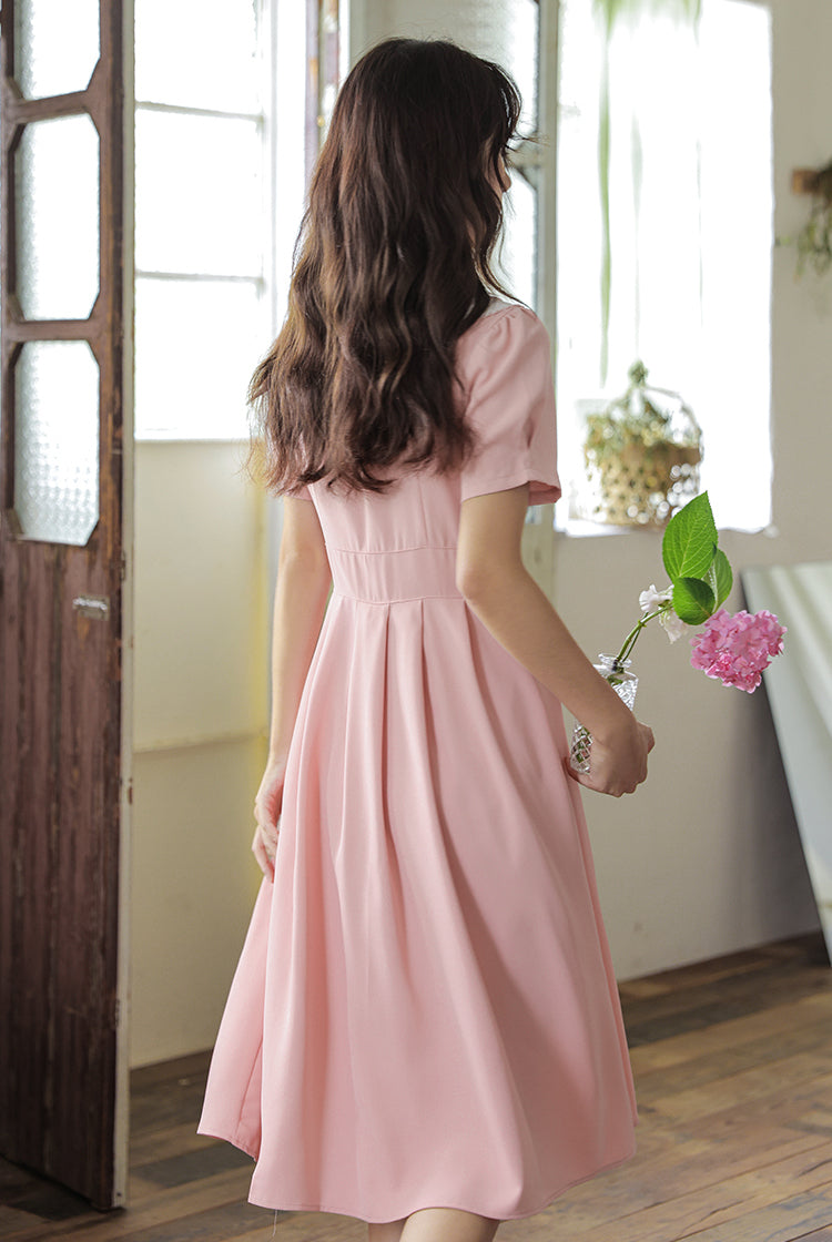 Three's A Charm Button Up Dress (2 Colors)