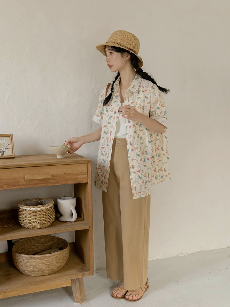 Best Boy Button Up Shirt (Cream)