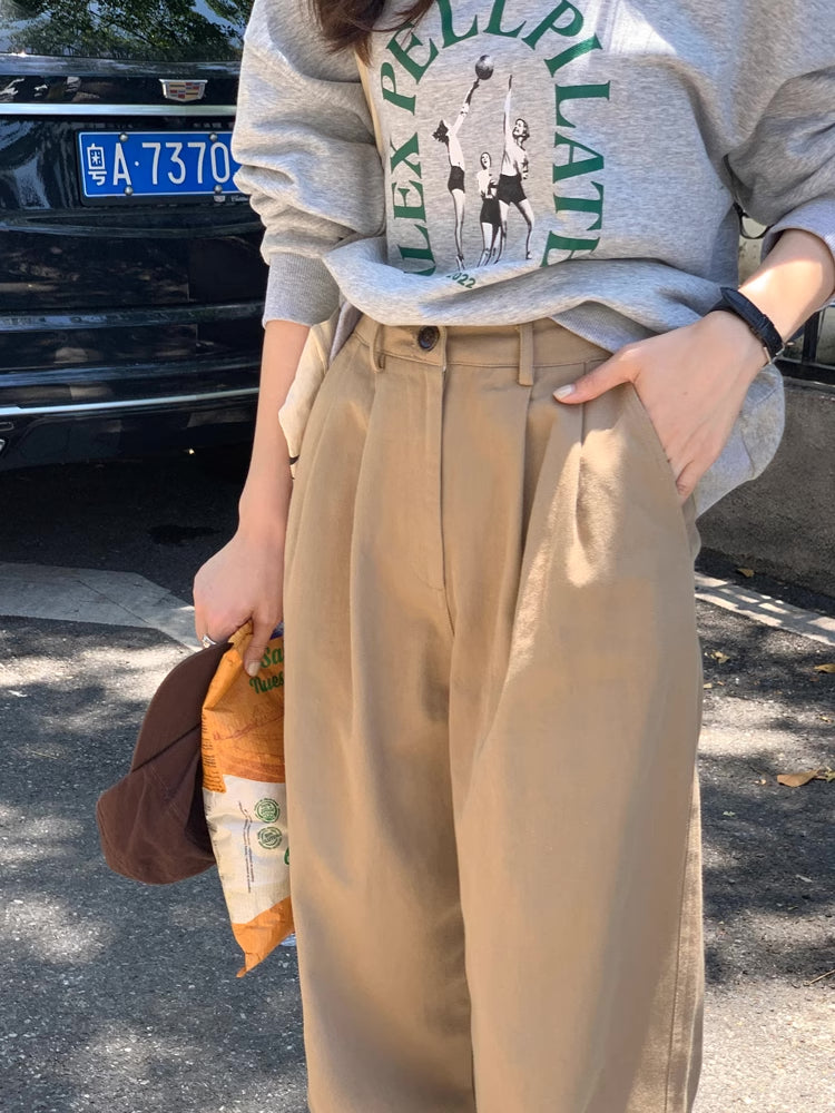 Boyfriend Work Pants (4 Colors)