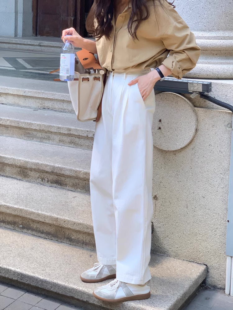 Boyfriend Work Pants (4 Colors)