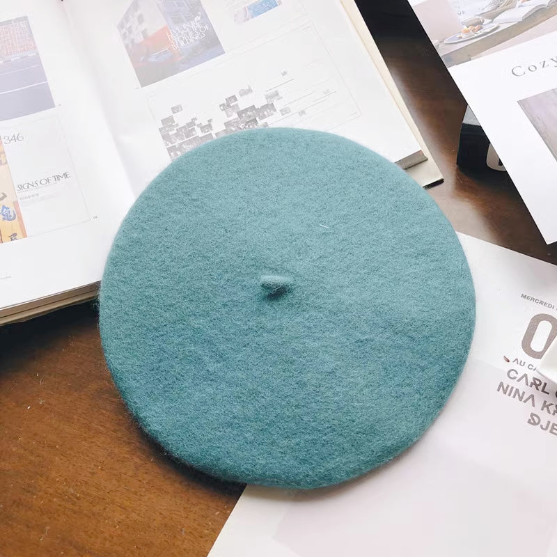 Basic Wool Beret (31 Colors)