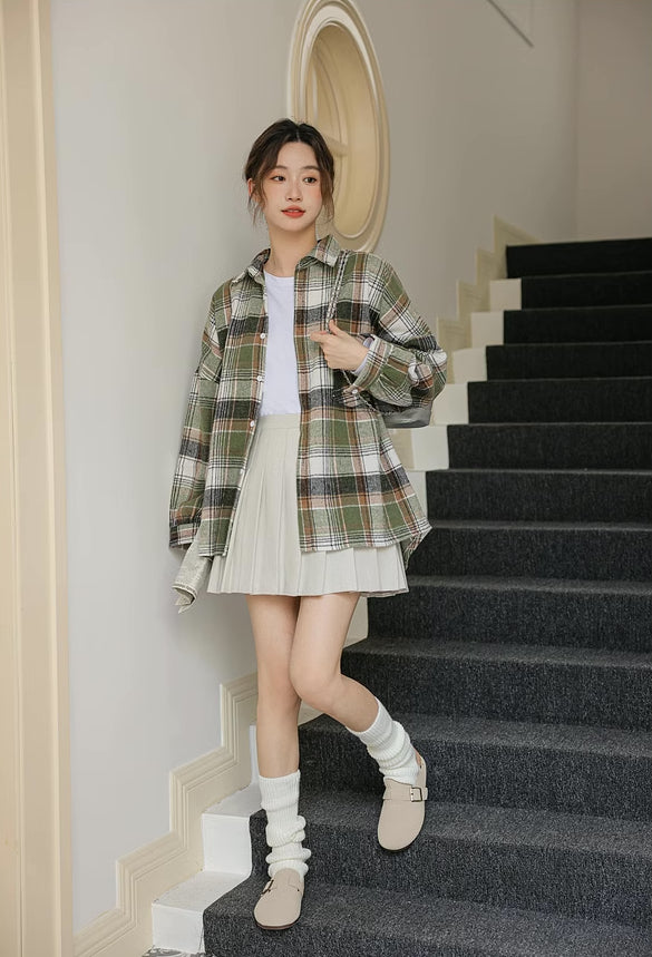 Into The Woods Plaid Shirt (Green)