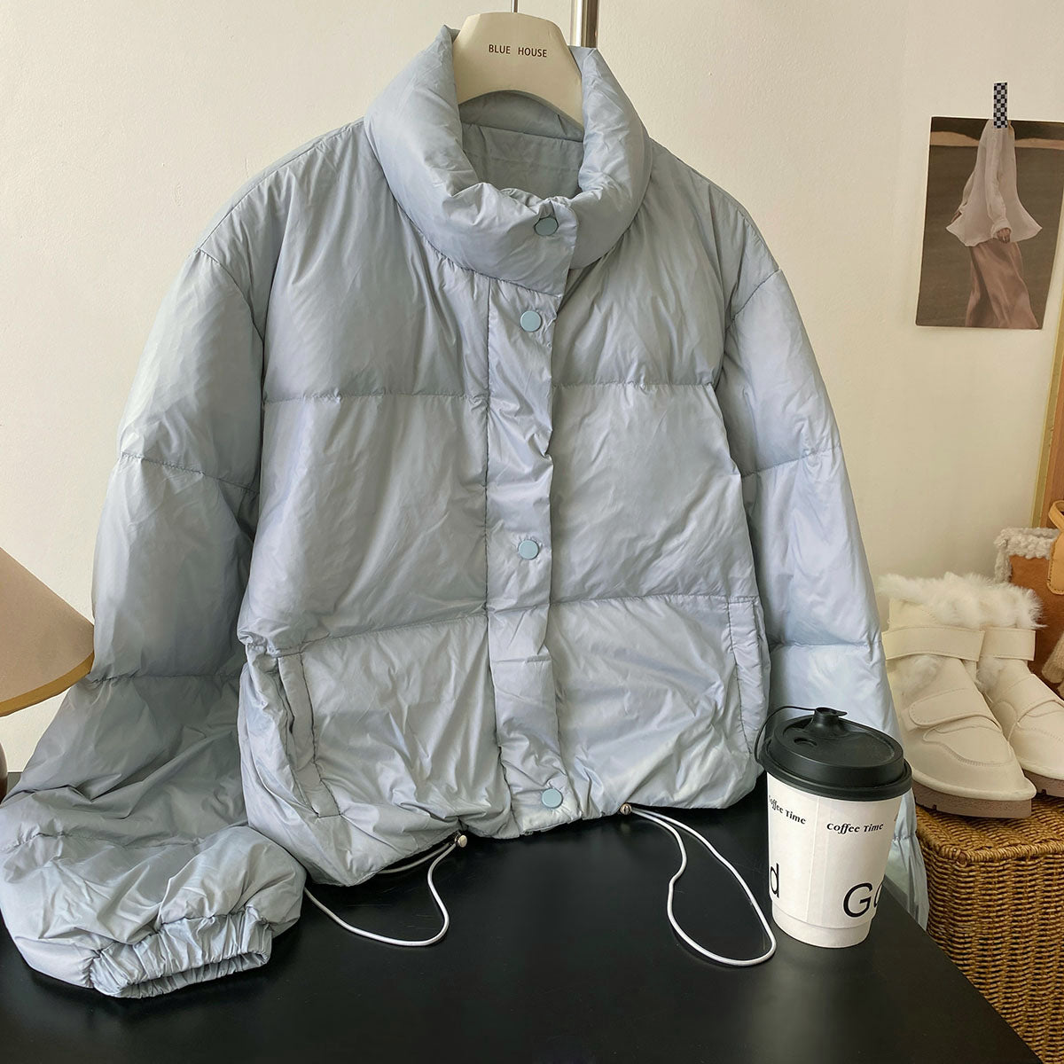 Candy Cropped Puffer Jacket (6 Colors)