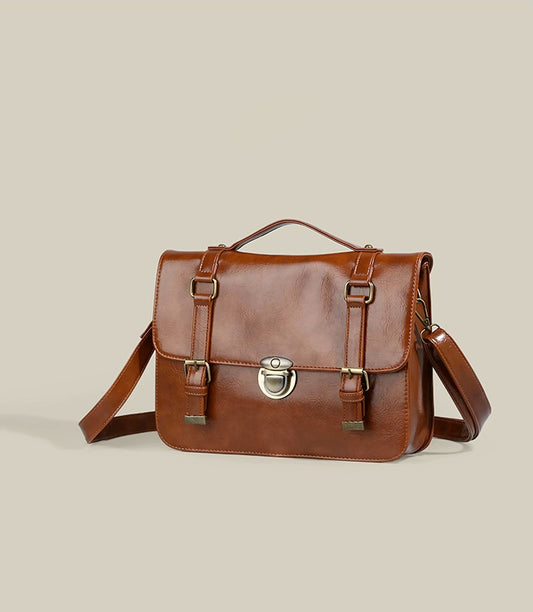 Classic Buckle Satchel Bag (3 Colors)