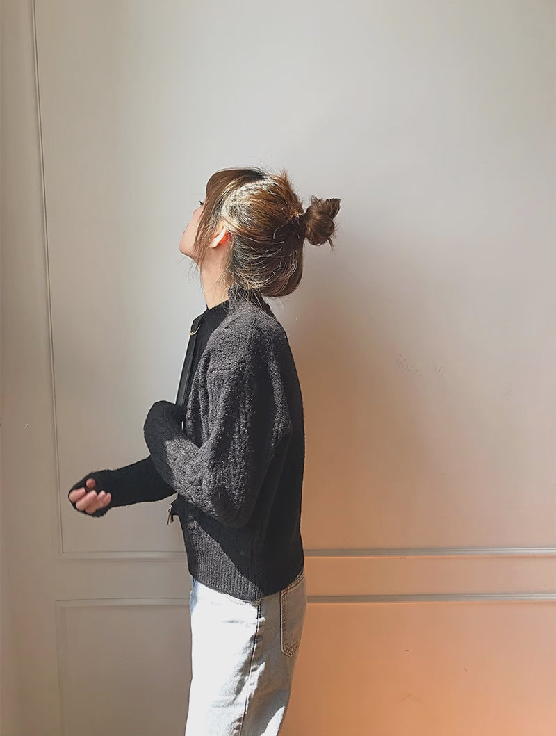 Arrowhead Mock Neck Sweater (4 Colors)