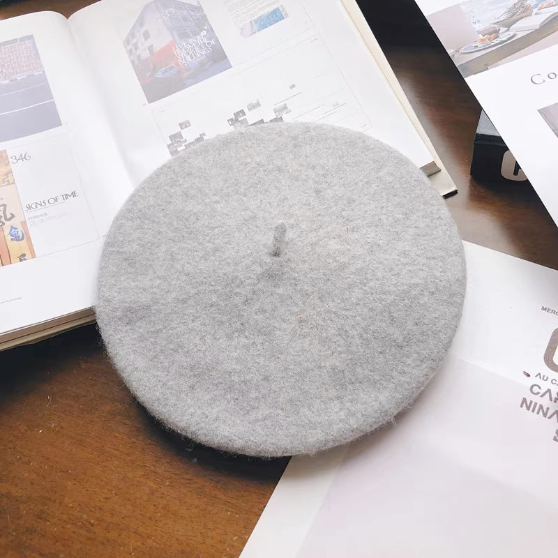 Basic Wool Beret (31 Colors)